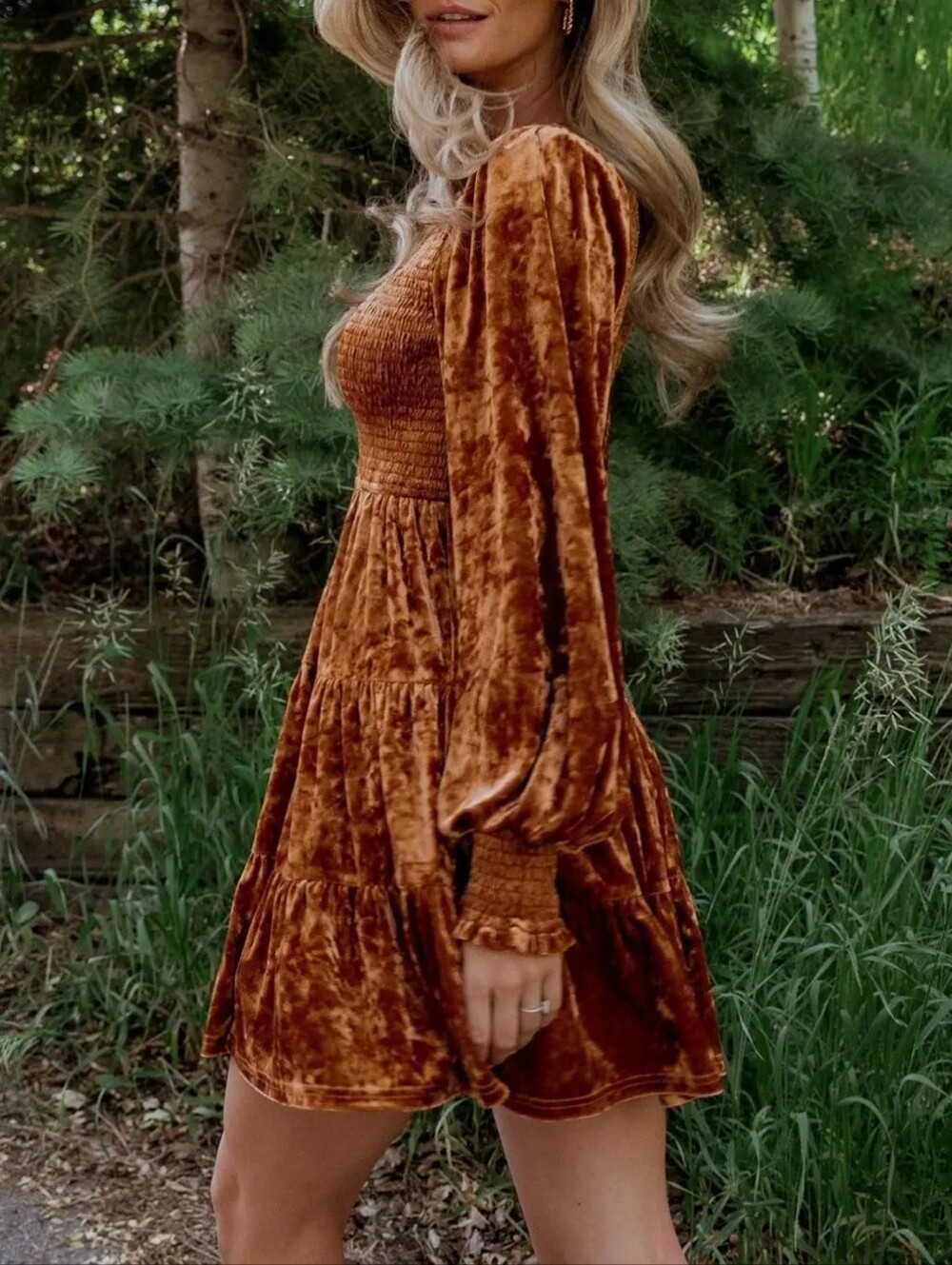 Baltic Born Crushed Velvet Kelee Dress - Picture 4 of 10